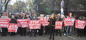 Socialiştii  au protestat împotriva fărădelegilor din Chişinău