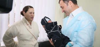 Surpriză pentru Vlad Filat la Centrul Perinatal din Orhei