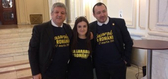 Acțiune inedită în Parlamentul României: ,,Basarabia e România – 27 martie 1918” (foto)