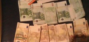 Reținut! A încercat să scoată din ţară – 83 950 euro şi 3400 de dolari SUA (Video)