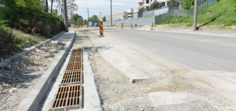 (Foto) La ce etapă sunt lucrările de reconstrucţie a străzii Vasile Alecsandri din capitală