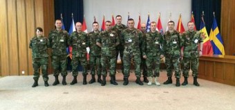 Militari ai Armatei Naţionale participă la un exercițiu în Serbia