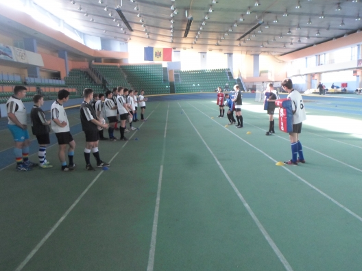 Lecție-model la rugby la Școala Sportivă Specializată Republicană de Acrobatică şi Rugby