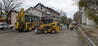 Stadiul lucrărilor de reabilitare a străzii Vasile Alecsandri