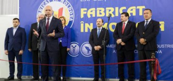 Prim-ministrul a participat la deschiderea expoziţiei „Fabricat în Moldova”