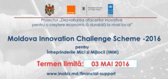 Întreprinderile Mici și Mijlocii pot beneficia de suport financiar direct din partea PNUD Moldova
