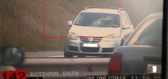 Periculos! Drumul național Chișinau-Bălți: în doar 4 ore, 116 șoferi au condus cu viteză excesivă