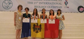 Trei medalii de bronz și o mențiune de onoare pentru Moldova la Olimpiada Internațională de Biologie, ediția a 27- a