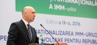 Pavel Filip: IMM-urile sunt generatoarele principale de venituri la bugetul de stat, de locuri de muncă și motoare de inovații și de dezvoltare