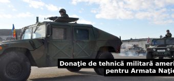 Armata Naţională a primit un nou lot de tehnică militară din partea Guvernului Statelor Unite ale Americii