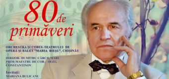 Spectacol omagial de gală ”Eugen Doga. 80 de primăveri”  – la București