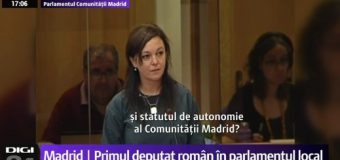 O româncă a devenit primul deputat de origine străină din parlamentul regional al capitalei Spaniei