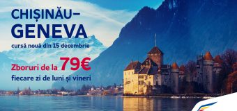 Air Moldova lansează cursa Chișinău-Geneva. Vezi detalii!