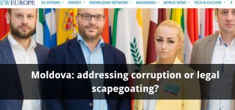 Neweurope.eu, despre cazul lui Șor: lupta împotriva corupției sau căutarea unui „Țap ispășitor” ?