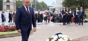 Igor Dodon: El a fost cel care a luptat aprig pentru statalitatea Moldovei