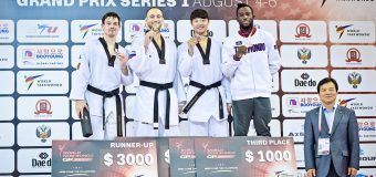 O nouă medalie pentru moldoveanul Aaron Cook! A cucerit-o la Grand Prix-ul de taekwondo de la Moscova