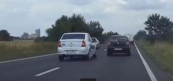 VIDEO. Şoferul care sfidează moartea. Cum a fost surprins în trafic