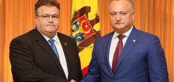 Președintele RM: Pledez pentru intensificarea cooperării între Moldova și Lituania