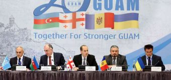 Ministrul Andrei Galbur a participat la sesiunea specială a Consiliului miniştrilor afacerilor externe al GUAM