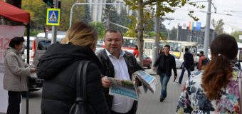 PSRM: Sute de agitatori voluntari au demarat întrevederile cu cetățenii în municipiul Chișinău