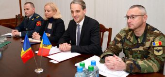 Noul ministru al Apărării s-a întâlnit cu ambasadorul României în Republica Moldova