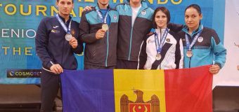 Patru medalii pentru luptătorii moldoveni la taekwondo