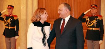 Alegerea vestimentară a Galinei Dodon în cadrul unei recepții diplomatice (foto)