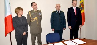 Guvernul Italiei a oferit Armatei Naţionale un lot de echipament şi tehnică militară
