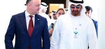 Igor Dodon întreprinde o vizită de lucru în Emiratele Arabe Unite