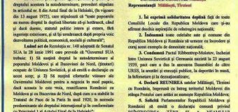 38 de localități din Republica Moldova au semnat pentru Unire. Vezi lista