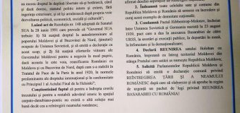 70 de localități din Republica Moldova au semnat pentru Unirea cu România