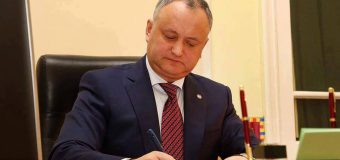 Igor Dodon: „Limba moldovenească este patrimoniul nostru naţional comun”