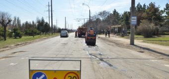 Străzile din Chișinău unde au loc lucrări de reparație și întreținere a drumurilor