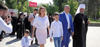 Familia prezidențială a participat la Marșul pentru susținerea familiei tradiționale