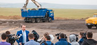 Reconstrucţia celei de-a doua piste a Aeroportului Chişinău, va fi în curând finisată