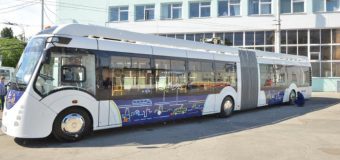 În Chișinău a fost lansat primul electrobuz (foto)