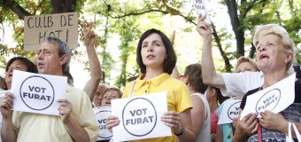 Protest în Chișinău! Oamenii – împotriva nevalidării alegerilor (VIDEO)