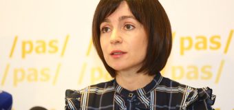 Maia Sandu: Legea cetățeniei prin investiție va permite cetățenilor cu trecut dubios să legalizeze banii murdari