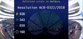 Adoptat de Parlamentul European: Asistență macrofinananciară suspendată până după alegerile parlamentare