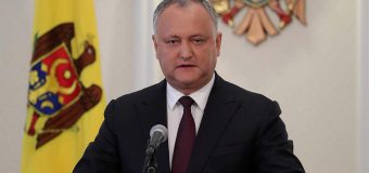 Igor Dodon: Sunt convins că UE va adopta decizia privind suspendarea finanţării