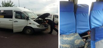 Verificări la mai multe staţii terminus a microbuzelor de rută. Iată ce au depistat polițiștii!