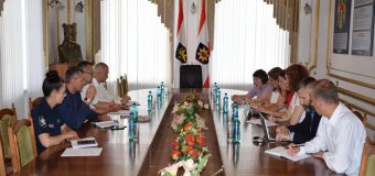 Şedinţă de lucru în domeniul luptei împotriva traficului de fiinţe umane, la Direcţia de Poliţie a mun. Chişinău