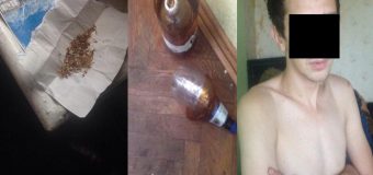 Consumator de droguri reţinut în sectorul Buiucani al capitalei