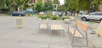 Au demarat lucrările de amenajare a unui scuar din Chișinău (FOTO)