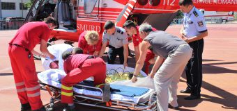 Un echipaj aero-medical SMURD din Galați, din nou în Republica Moldova
