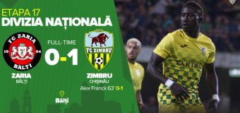 Victorie pentru FC Zimbru. A învins în deplasare pe FC Zarea din Bălți (VIDEO)