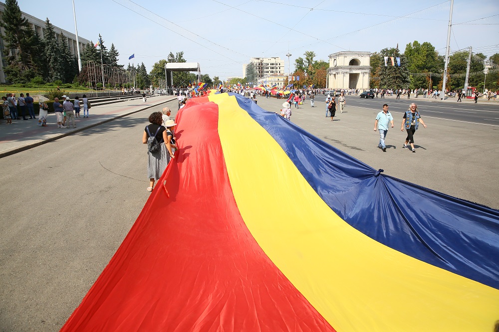 Hora Unirii – în Piața Marii Adunări Naționale din Chișinău
