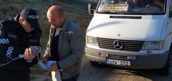 INP desfășoară acțiuni de stopare a microbuselor care transportă călători supra normă
