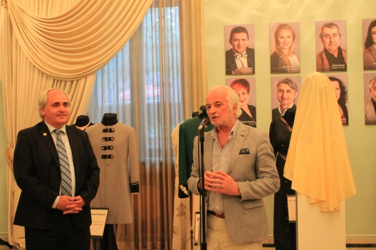 Ceremonia de inaugurare a bustului actorului Eugeniu Ureche