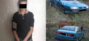 Un minor de 16 ani ar fi răpit un automobil pe o stradă din capitală